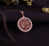 &quot;Rose gold Kali Maa necklace featuring a handcrafted Hindu goddess pendant for spiritual protection, perfect as a devotional gift and daily wear.&quot;